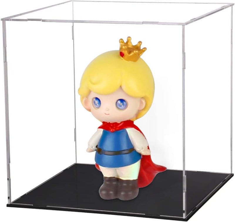 Evron Display Case for Collectibles Assemble Clear Acrylic Box Alternative Glass Case for Display Action Figures Home Storage & Organizing Toys (3x3x3 inch; 7.5x7.5x7.5 cm) - Image 4